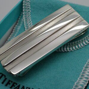 Tiffany & Co. Paloma Picasso Sterling Silver Groove Money Clip